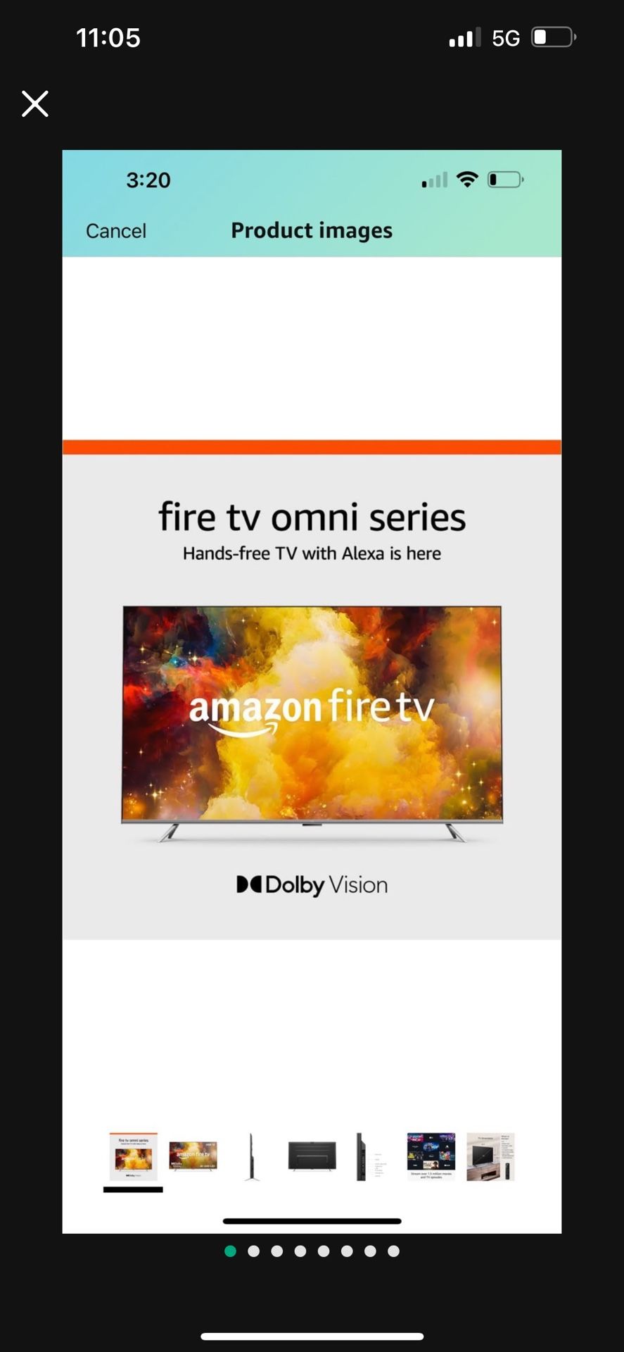 Amazon Fire TV 75” Omni Series 4k UHD SMART TV Alexa