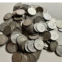 Pre-1965 Silver Dimes below Spot