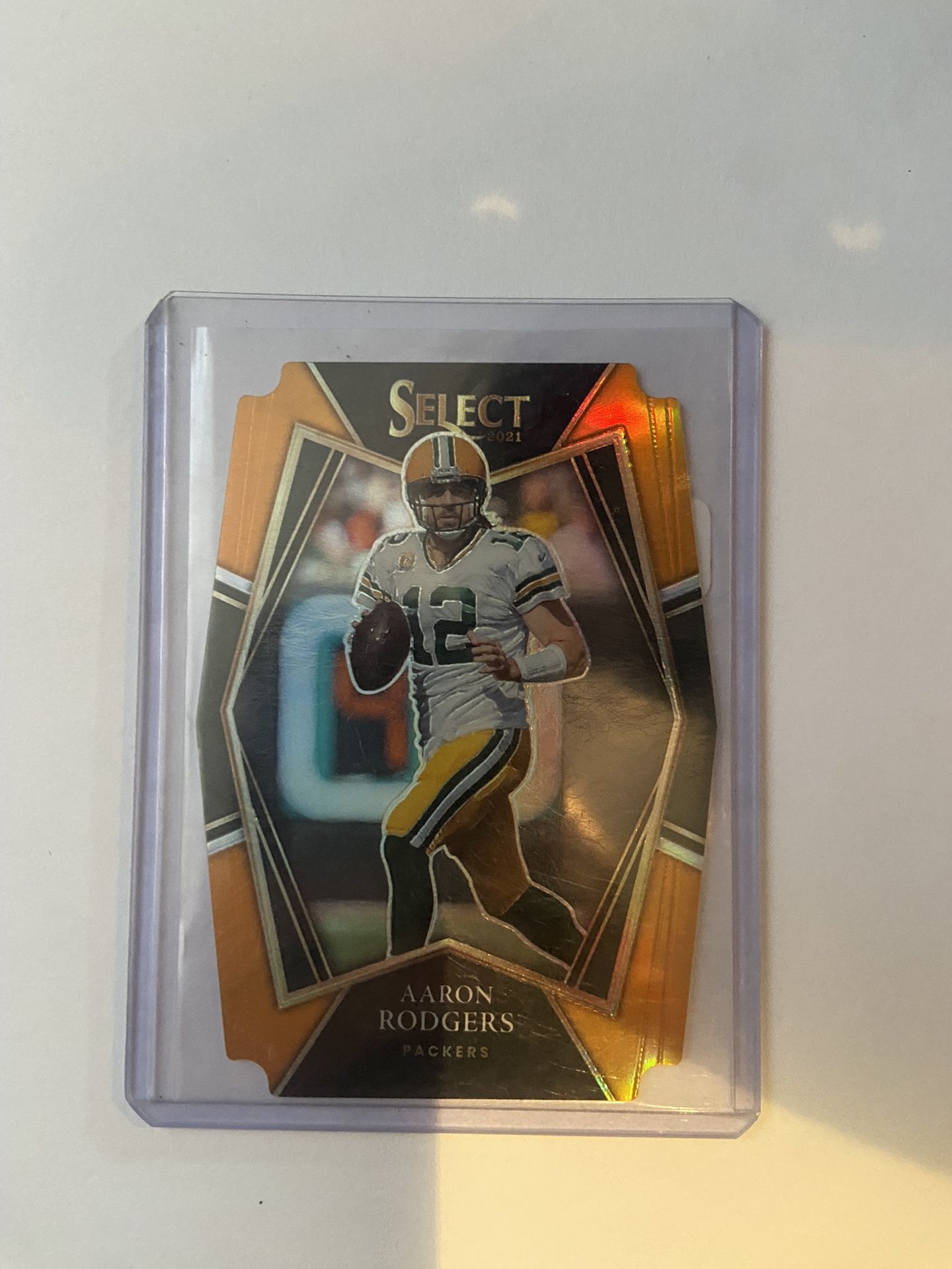 2021 Select Aaron Rodgers /249 orange die cut