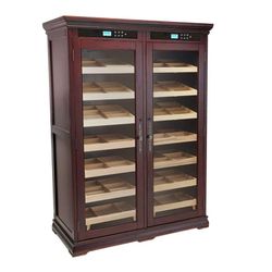 The Reagan Dual-Zone Climate Controlled Humidor Cabinet | 4,000 Cigars
