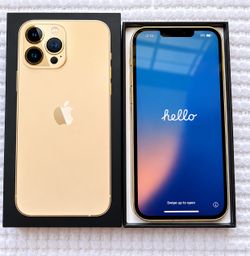 Apple iPhone 13 Pro Max 256GB Gold UNLOCKED – Works Perfectly – Read Description