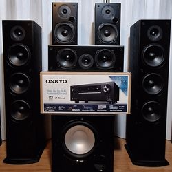  Onkyo Polk Home Theater Bundle 4K Ultra HD