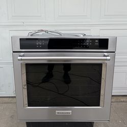 Wall oven with convection 30” kitchen aid