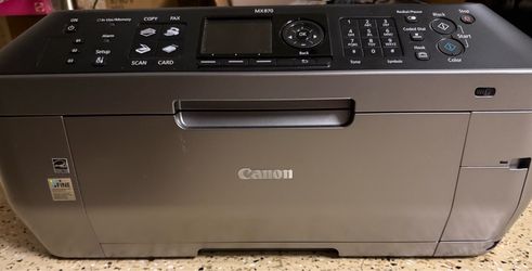 Canon MX870 Color Printer/Scanner - Free (with a couple extra ink cartridges included)