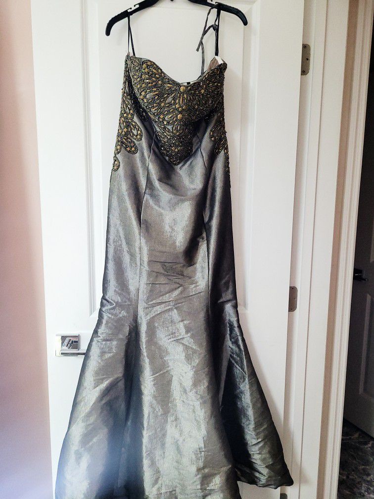 Stunning Beaded Camille Mermaid Dress