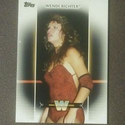 2017 Topps Wendy Richter #R-43 Legend Woman's Division WWE Card World Wrestling Wrestler Collectible Sports Entertainment