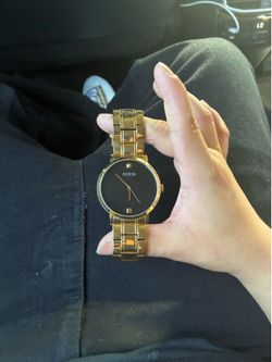 guess stainless steel watch unisex