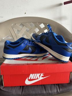Nike dunk low size 10 royal blue 