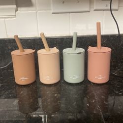 Saturday Baby Straw Cups
