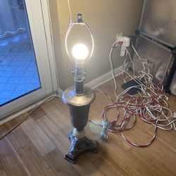 Solid Metal Vintage Metal $5 Lamp 