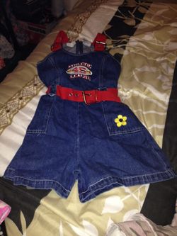 Overall denim