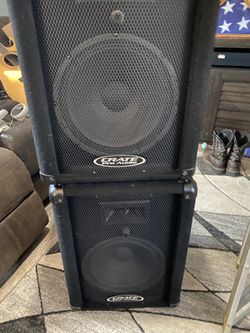 Crate 12 In W / Horn Pa Speakers Made In USA
