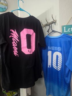 Team Messi NEW w/tag jersey Lg &  XL Adidas Messi Miami T-shirt