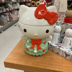 Hello Kitty Christmas Cookie Jar