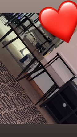Two couch side tables