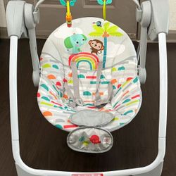 Baby swinger with music