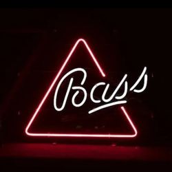 Bass Pale Ale Neon Beer Sign Man Cave Bar 14 Inch