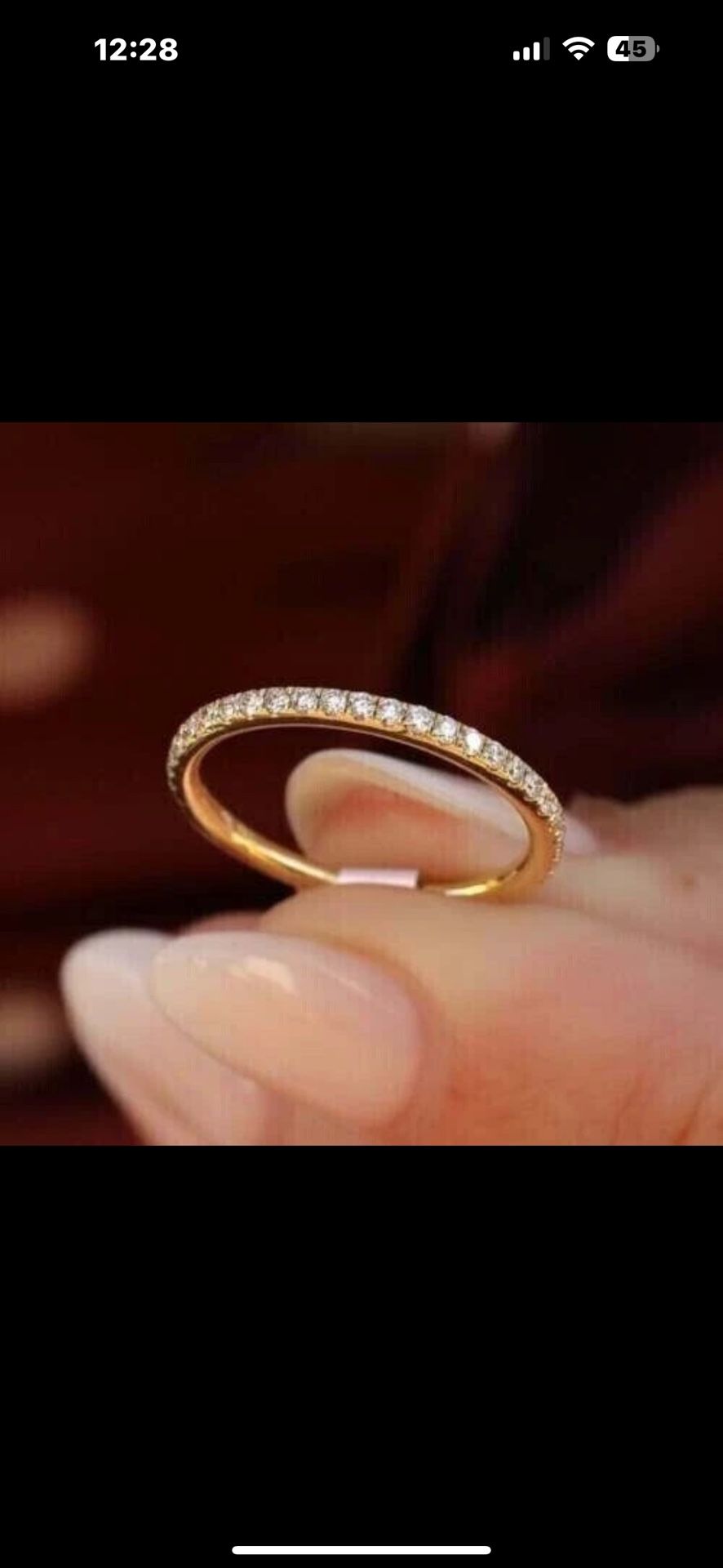 14K Yellow Gold Round Eternity
