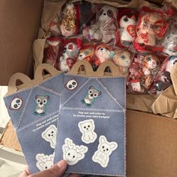 TY beanie babies 2021 happy meal toys looking for $100 for the full set in packaging with tags and everything have been preserved for five years and h