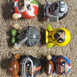 YOMEGA BATTLE BALLERZ BLITZ 2014 SERIES 1 Six Figures + Items