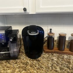 Coffee Bar Set! Practically NEW! Mr. Coffee Espresso Machine & Keurig Coffee Maker
