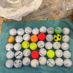 40 5A-/4A RANDOM TOUR GOLF BALLS PRO V1X Etc