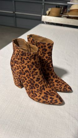Cheetah Print Booties