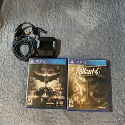 A Full Working Zen (to help get better at any game) and Two Full Disc Batman Arkham Knight, Fallout 4 Use Only On A PS4 