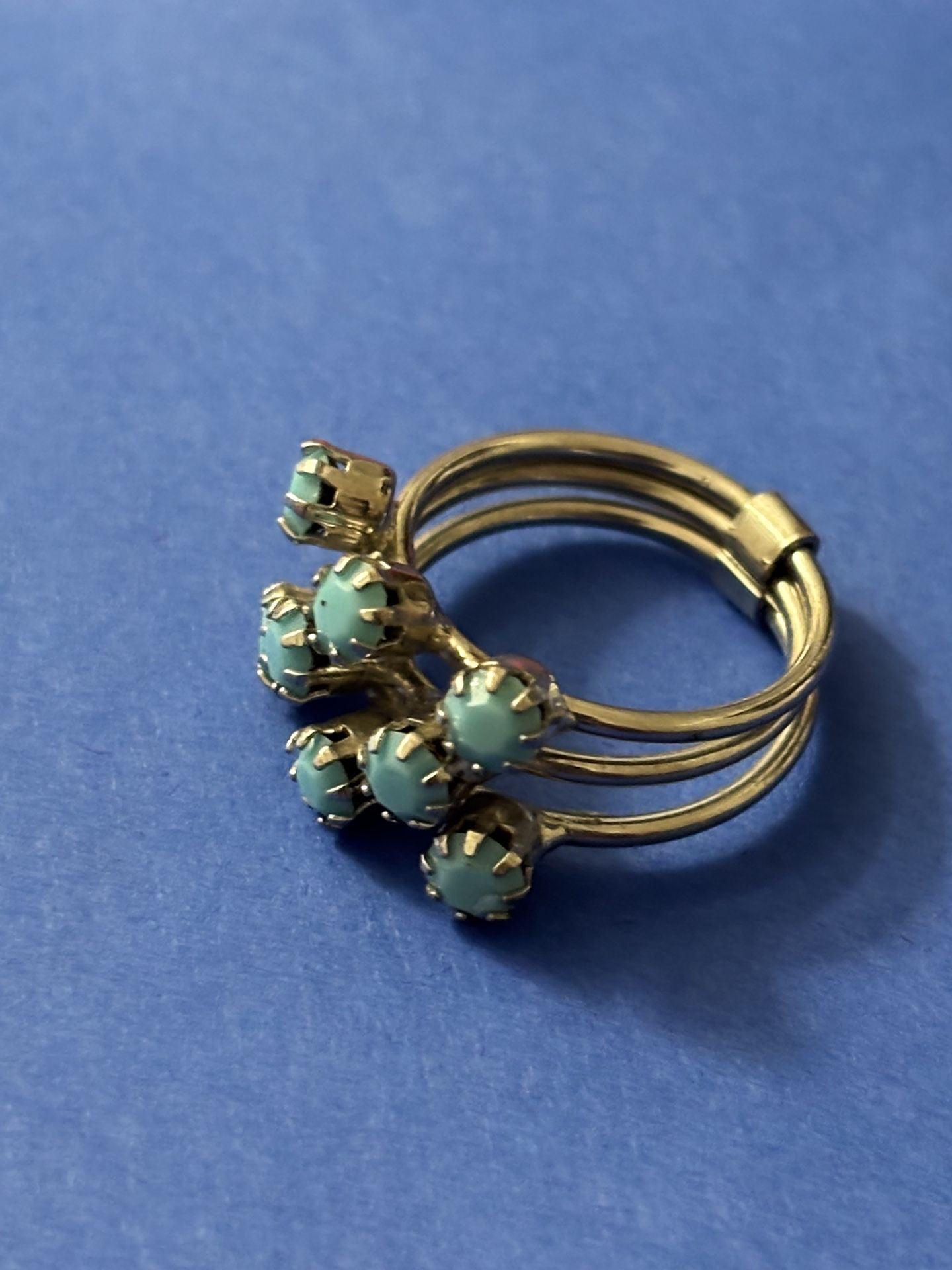 Vintage 3 Ring Turquoise
