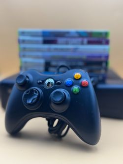 XBOX 360 BLACK CONSOLE 250GB CONSOLE COMBO USED