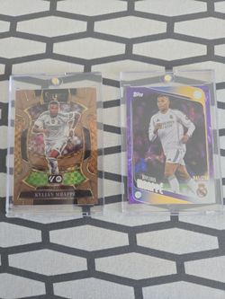 Kylian Mbappe two numbered cards