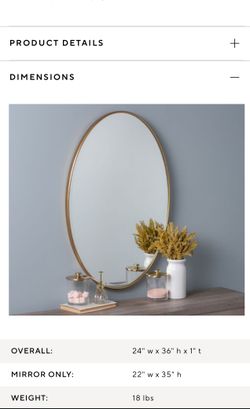Oval Mirror