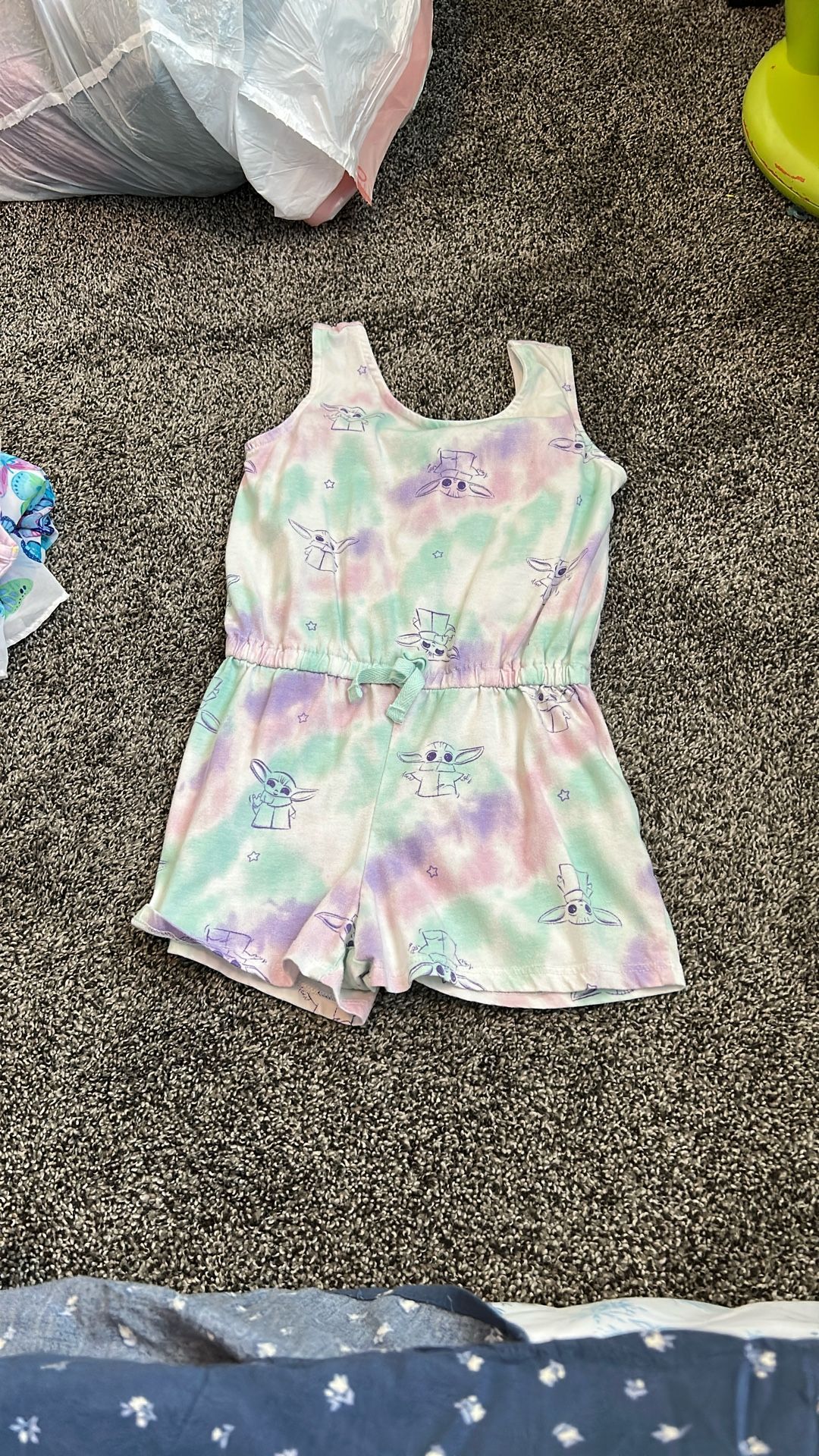Tie-dye Baby Yoda Jumpsuit