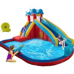 Inflatable Water Slides Bounce House for Kids 