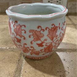 Beautiful Chinese Floral Ceramic Planter Pot