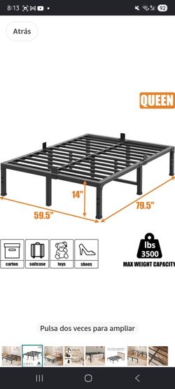Base para cama queen de metal