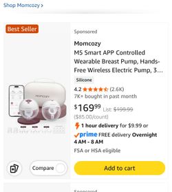 Breast wireless pump momcozy m5