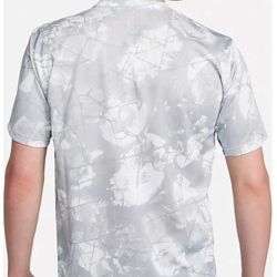 Nike Men’s Dri-FIT Legend All-Over Print Training T-Shirt Large White/Gray

