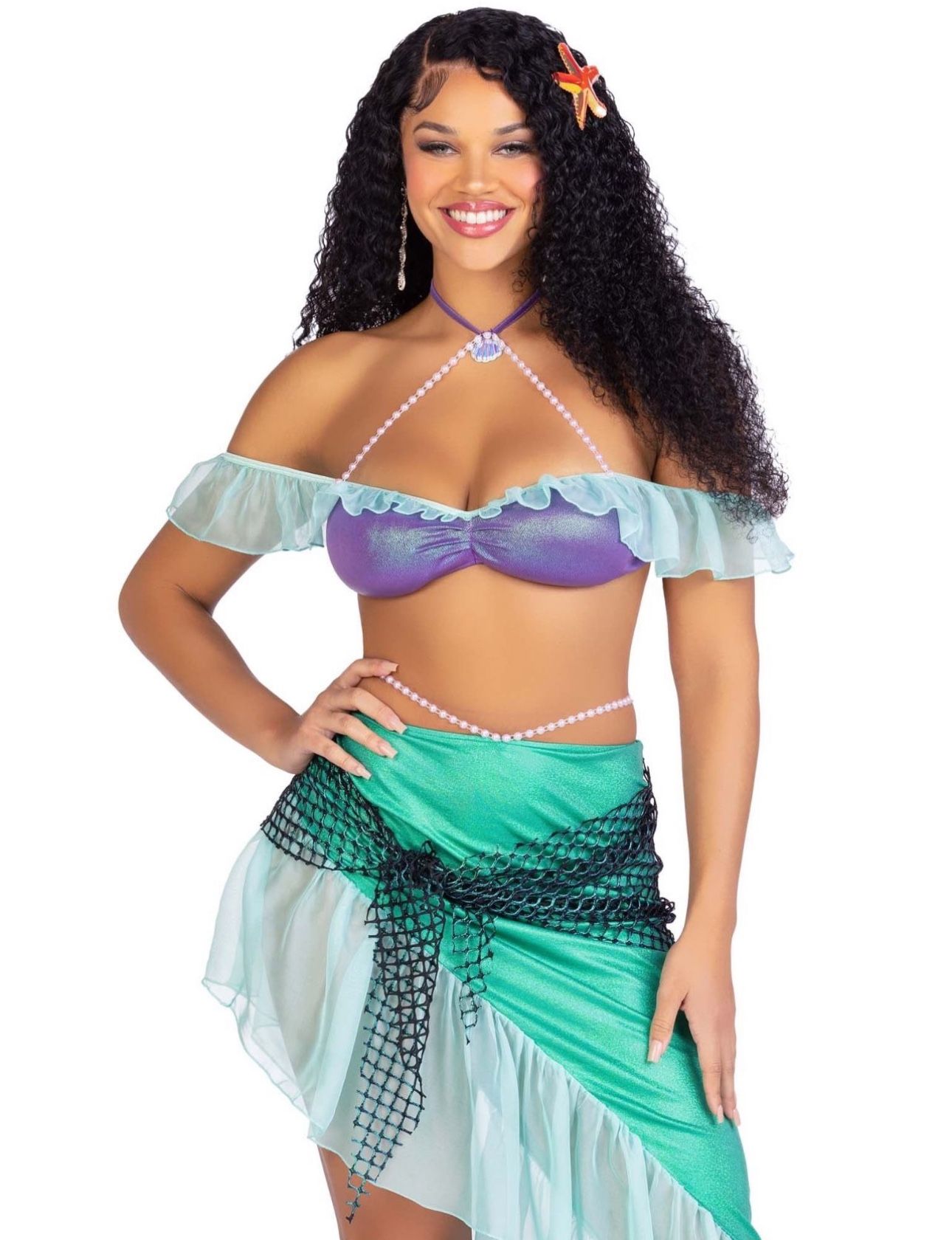 Leg Avenue Women’s 3 Pc Spellbound Mermaid Halloween Costume Small