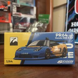Pop Race Spoon Sports Honda NSX R GT 1/64 die cast
