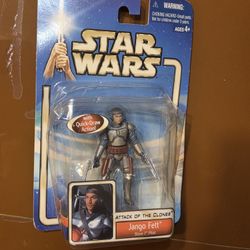 Star Wars Attack of The Clones Jango Fett Slave 1 Pilot Figure #47
Hasbro
Brand New Sealed
