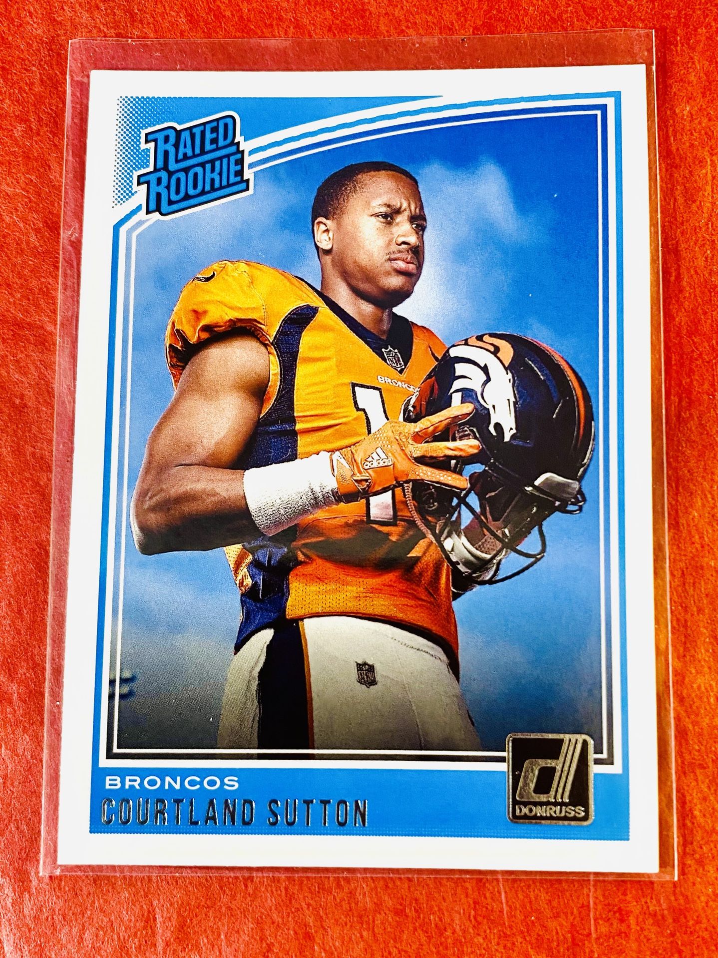 COURTLAND SUTTON RC 2018 Panini Donruss Rated Rookie Card