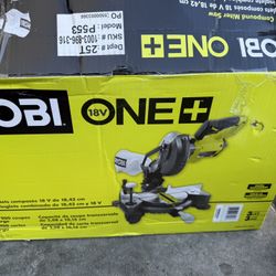 Ryobi ONE+ 18V Cordless 7-1/4" Compound Miter Saw – P553 (R42-E3)