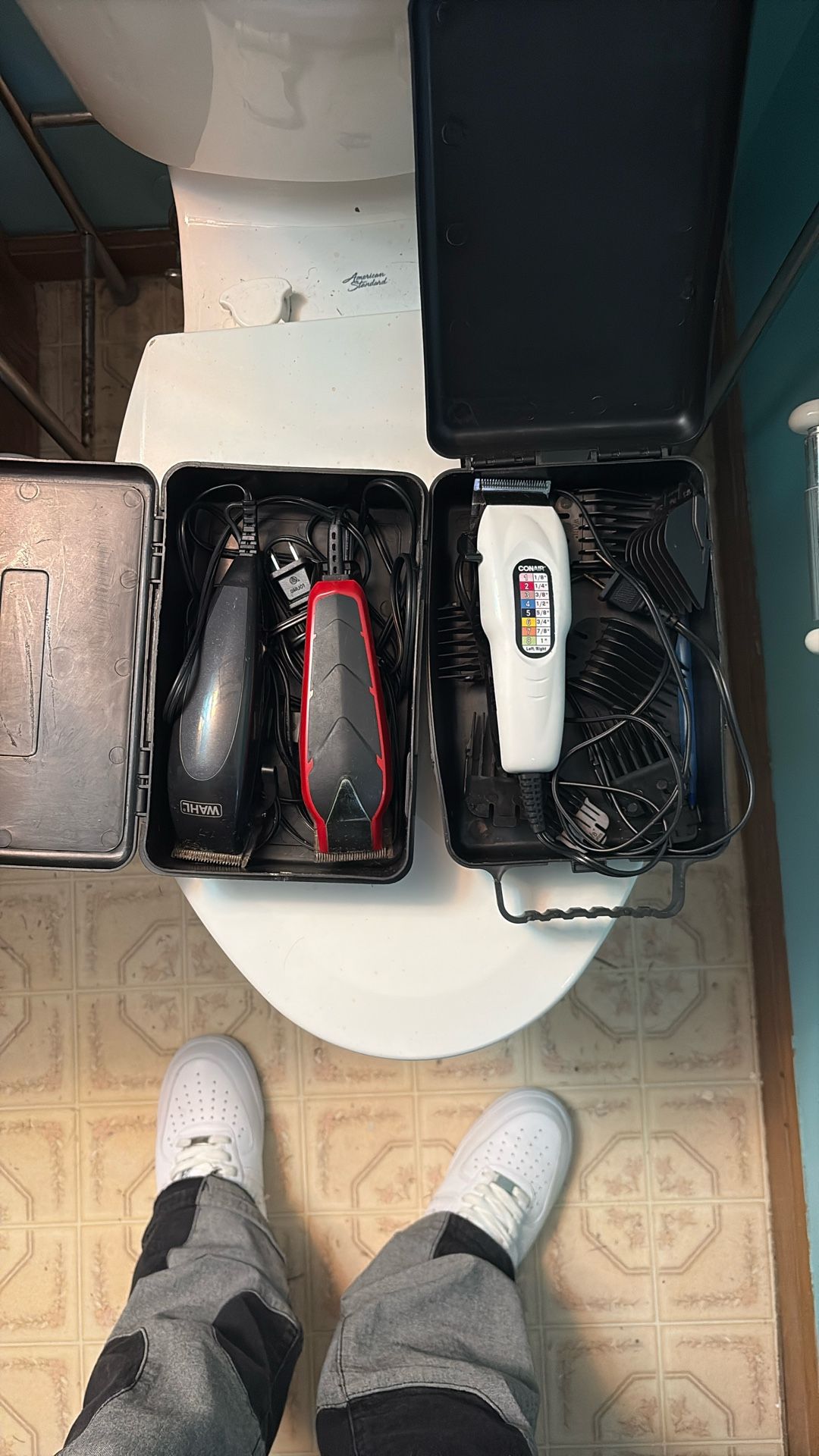 3 Clippers with guards