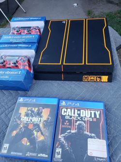 2017 PS4 Playstation 4 1TB Call of duty Edition With 1 Sealed control $200! Has games installed. Extra disc Game $20! Or 6 for $100!. Extra control $3