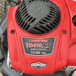 Troy built lawn mower