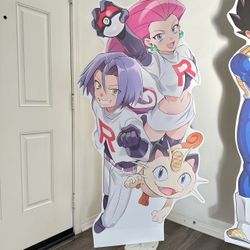 Pokemon Team Rocket Life Size Standee Poster with stand 65“