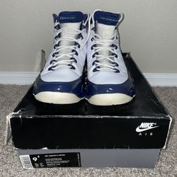 Jordan Retro 9 University Blue Mens Size 9.5 | Original Box