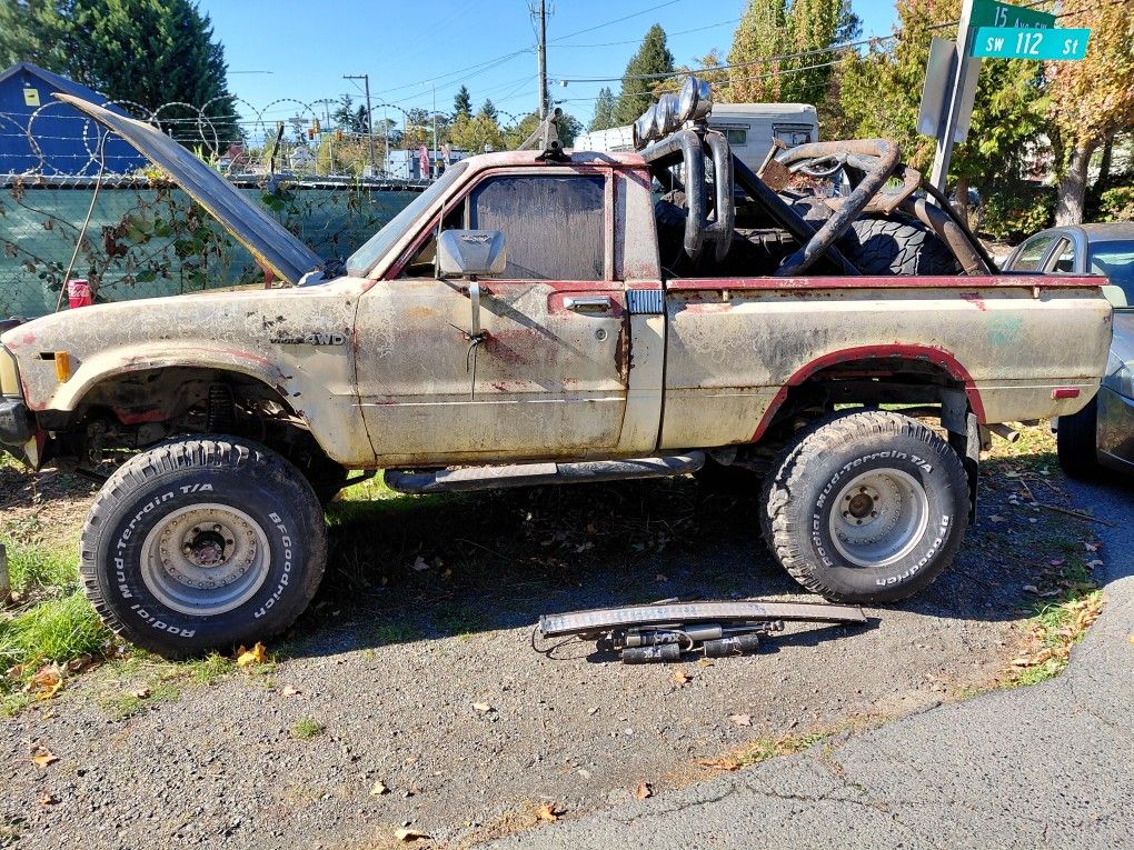 89 Toyota needs love nonrunning 22r all or nothing