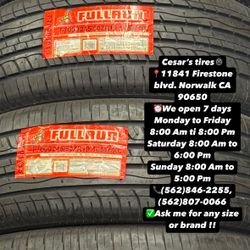 245/50R19 FULLRUN A SET OF FOUR NEW TIRES, INCLUDES MOUNTING AND BALANCING WITH WARRANTY, ASK  ME FOR ANY SIZE OR BRAND, WE HAVE THE BEST PRICES!! 